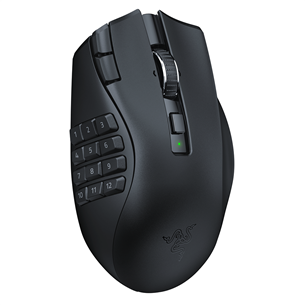 Razer Naga V2 HyperSpeed, melna - Bezvadu datorpele RZ01-03600100-R3G1