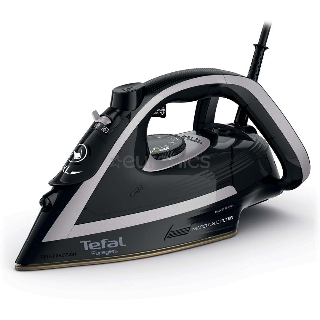 Tefal Puregliss, 3000 W, black - Steam iron