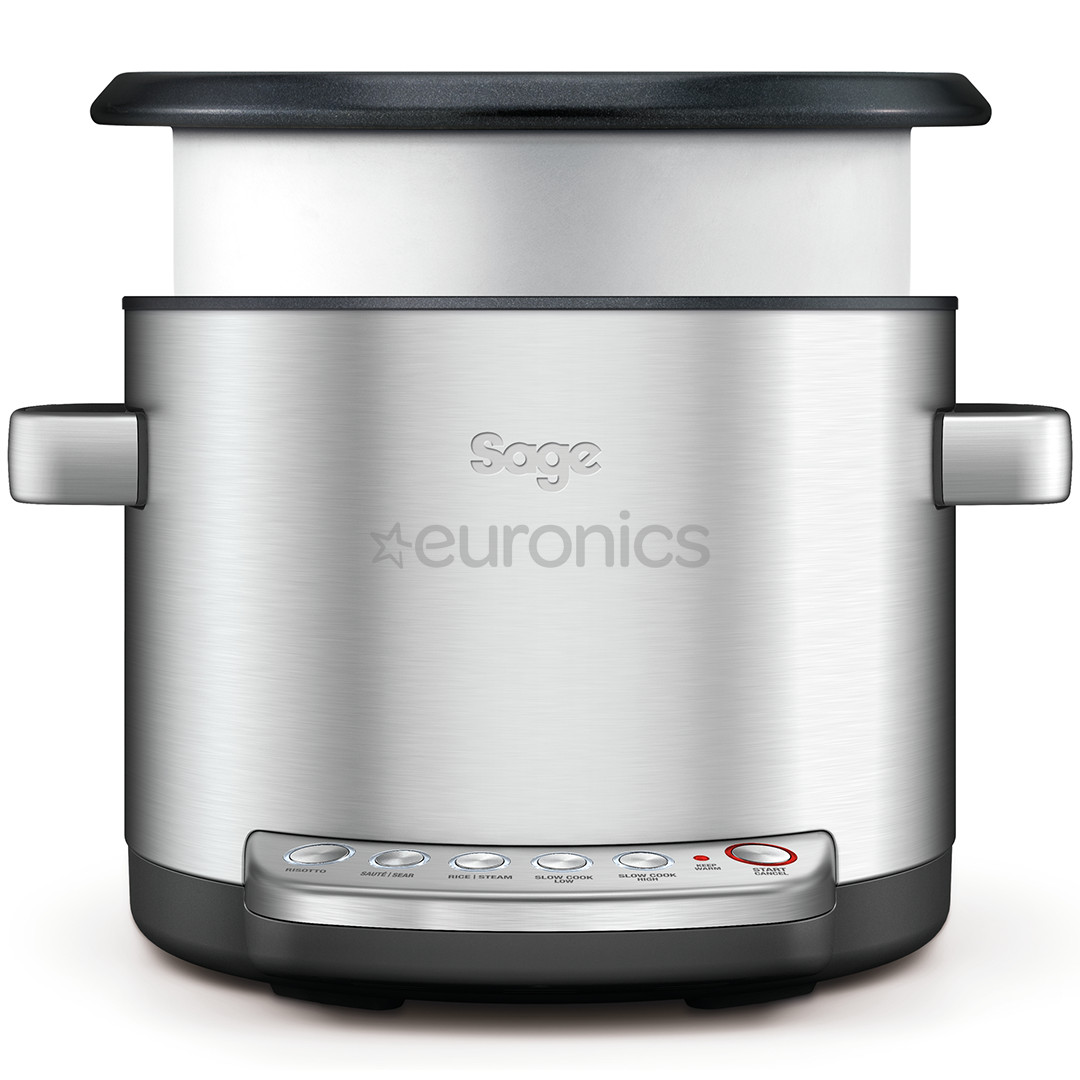 Sage the Risotto Plus™, 3.7 L, 760 W, melna/nerūsējošā tērauda - Multivārāmais katls