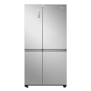 Hisense, NoFrost, 652 L, 180 cm, stainless steel - SBS-Refrigerator RS840N4ACF
