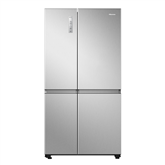 Hisense, NoFrost, 652 л, высота 180 см, нерж. сталь - SBS-холодильник