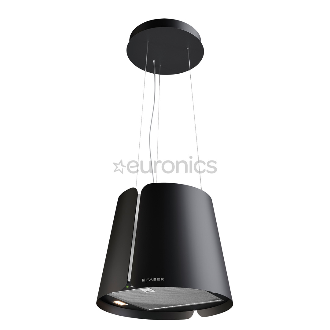 Faber BEAT BK MATT F45, 740 m³/h, melna - Tvaika nosūcējs