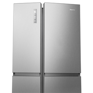 Hisense, NoFrost, 652 L, 180 cm, stainless steel - SBS-Refrigerator