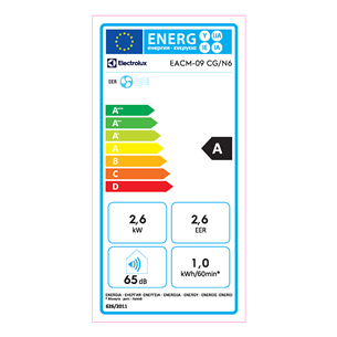 Electrolux EACM-9CG/N6, balta - Portatīvais kondicionieris