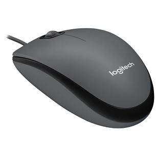 Logitech M90, optical, gray - Wired mouse 910-001793