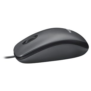 Logitech M90, optical, gray - Wired mouse