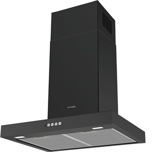 Faber STILO COMFORT BK MATT A60, 710 m³/h, black matt - Cooker hood 325.0618.791