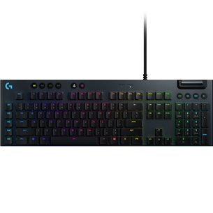Logitech G815, Clicky, US, black - Mechanical Keyboard 920-009095