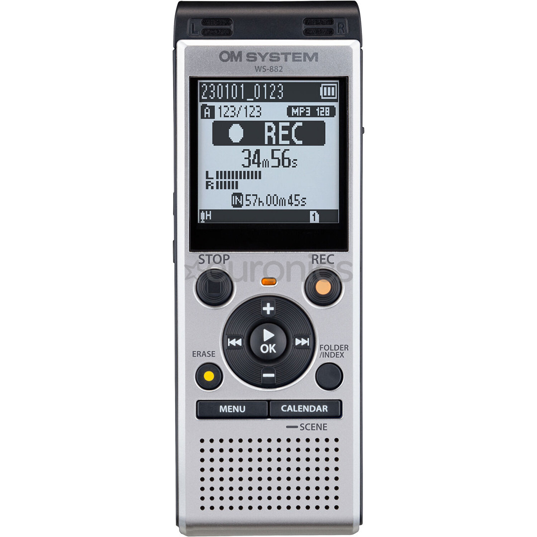 Olympus WS-882, 4 ГБ, серебристый - Диктофон