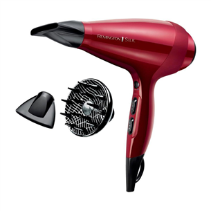 Remington Silk, 2400 W, red - Hair dryer AC9096