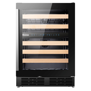 Hisense, capacity: up to 46 bottles, black - Wine cooler