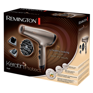 Remington Keratin Protect, 2200 W, brūna - Matu fēns