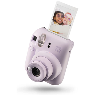 Fuji Instax Mini 12, lillā - Momentfoto kamera