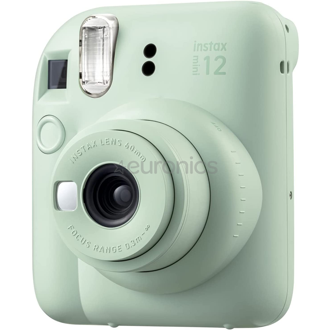 Fuji Instax Mini 12, zaļa - Momentfoto kamera