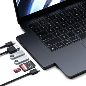 Satechi Pro Hub Slim, черный - USB-хаб