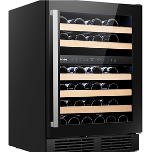 Hisense, capacity: up to 46 bottles, black - Wine cooler