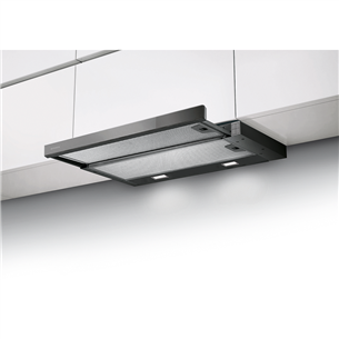 Faber FLEXA NG GLASS LUX BK A60, 420 m³/h, black - Built-in cooker hood