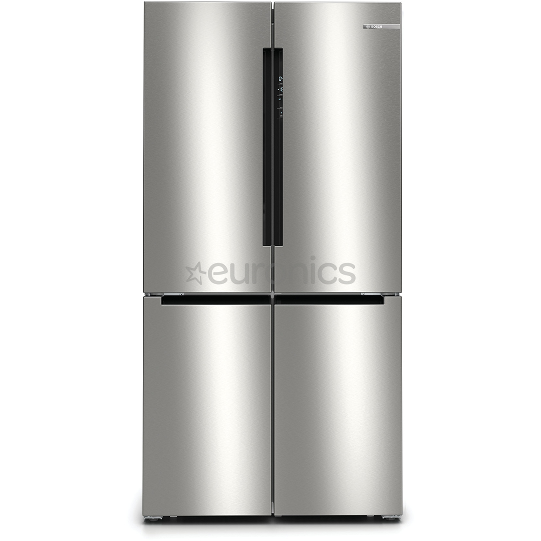 Bosch Series 4, No Frost, 605 L, augstums 183 cm, nerūsējošā tērauda - SBS Ledusskapis