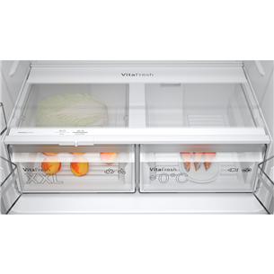 Bosch Series 4, No Frost, 605 L, augstums 183 cm, nerūsējošā tērauda - SBS Ledusskapis