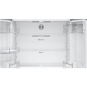 Bosch Series 4, No Frost, 605 L, augstums 183 cm, nerūsējošā tērauda - SBS Ledusskapis