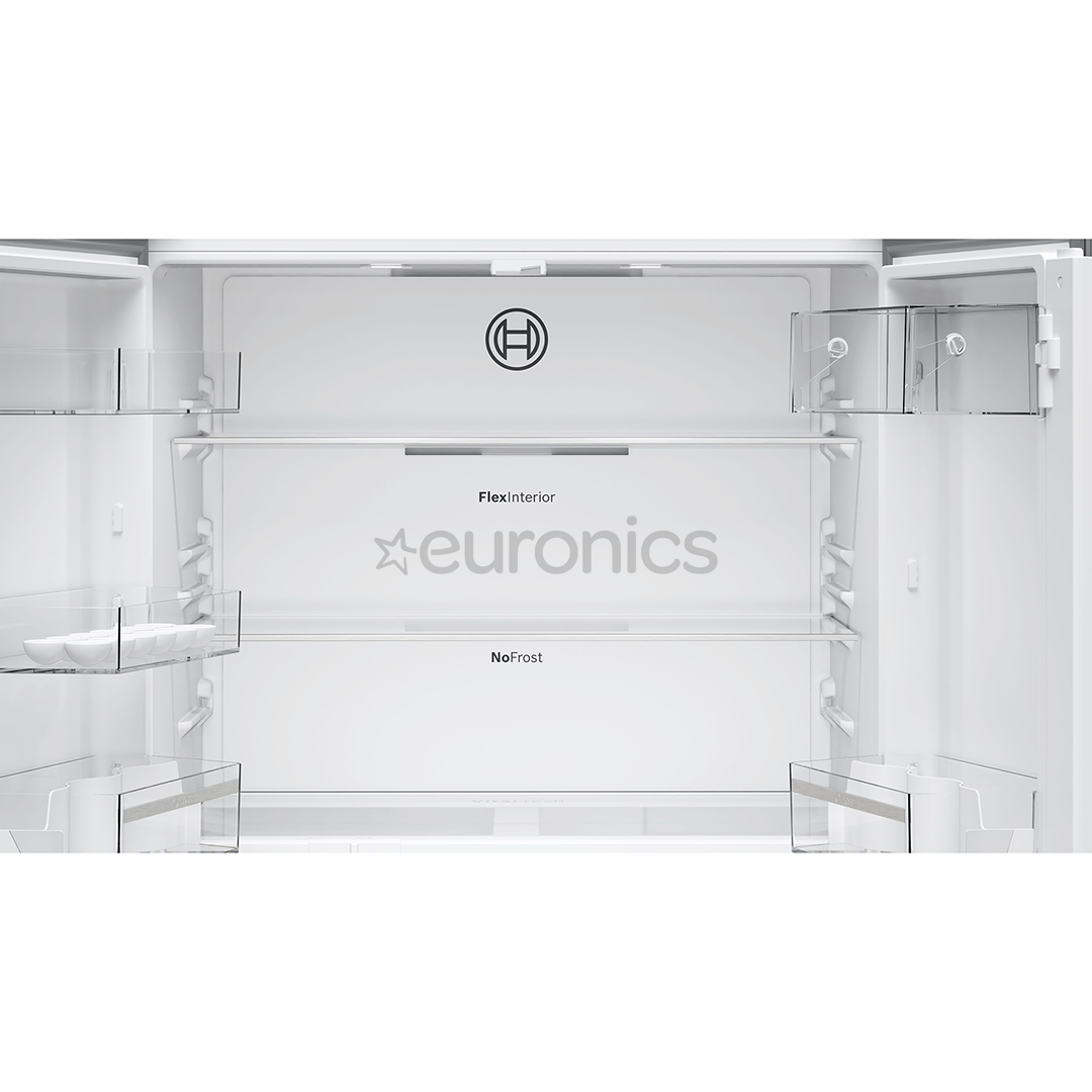 Bosch Series 4, No Frost, 605 L, augstums 183 cm, nerūsējošā tērauda - SBS Ledusskapis