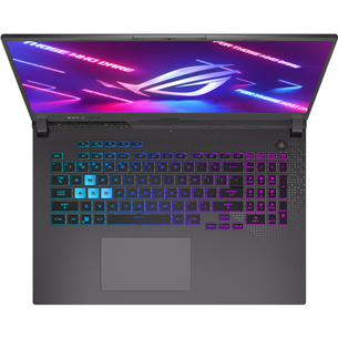 ASUS ROG Strix G17, 17.3'', WQHD, 240 Hz, Ryzen 9, 16 GB, 1 TB, RTX 4060, ENG, pelēka - Portatīvais dators