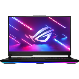 ASUS ROG Strix SCAR 17, 17.3'', WQHD, 240 Hz, Ryzen 9, 32 GB, 1 TB, RTX 4080, ENG, melna - Portatīvais dators