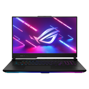 ASUS ROG Strix SCAR 17, 17.3'', WQHD, 240 Hz, Ryzen 9, 32 GB, 2 TB, RTX 4090, ENG, melna - Portatīvais dators