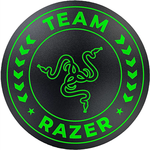 Razer Team Floor Mat, черный/зеленый - Напольный коврик