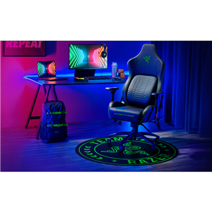 Razer Team Floor Mat, black/green - Floor mat