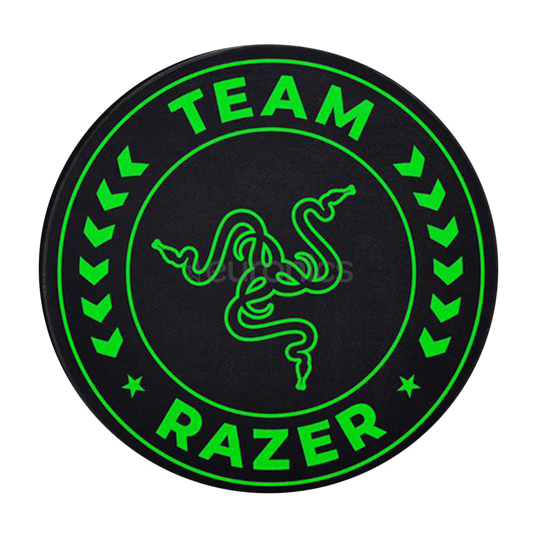 Razer Team Razer Floor Rug, черный/зеленый - Напольный коврик