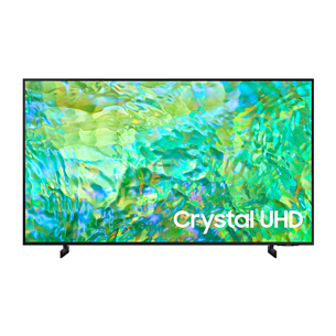 Samsung Crystal CU8000, 50'', Ultra HD, LED LCD, боковые ножки, черный - Телевизор