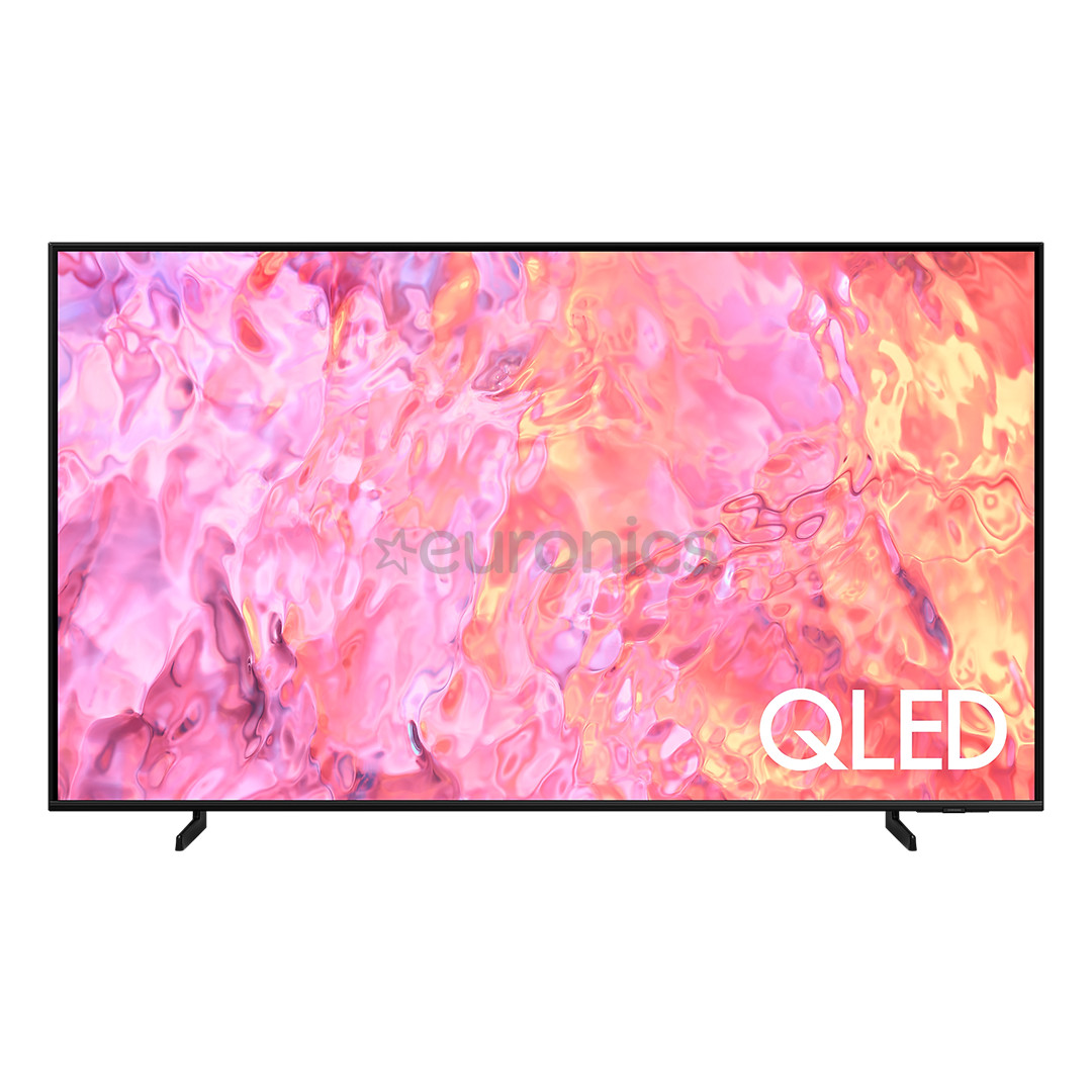 Samsung Q60C, 65", Ultra HD, QLED, sānu statīvs, melna, Televizors