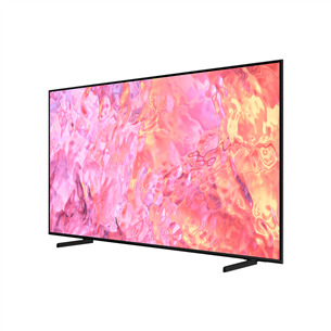 Samsung Q60C, 65", Ultra HD, QLED, feet stand, black - TV