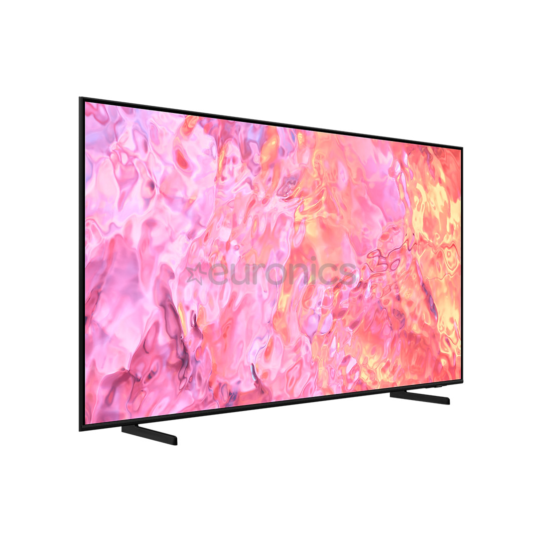 Samsung Q60C, 65", Ultra HD, QLED, sānu statīvs, melna, Televizors