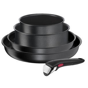 Tefal Ingenio Daily Chef, 5 priekšmeti - Katlu un pannu komplekts + rokturis L7629102