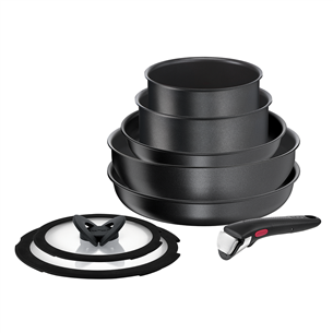 Tefal Ingenio Daily Chef, 8 priekšmeti - Katlu un pannu komplekts + rokturis L7629242