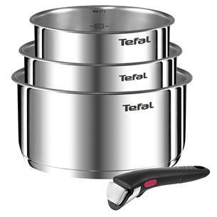 Tefal Ingenio Emotion+, 4 priekšmeti - Katlu komplekts + rokturis L8964S55