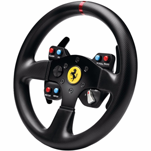 Thrustmaster GTE Ferrari 458 Challenge Edition, melna - Spēļu kontrolieris stūre