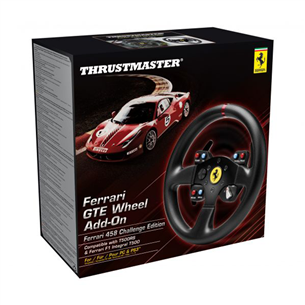 Thrustmaster GTE Ferrari 458 Challenge Edition, black - Wheel add-on