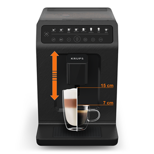 Krups Evidence Eco-Design, черный - Автоматическая кофемашина