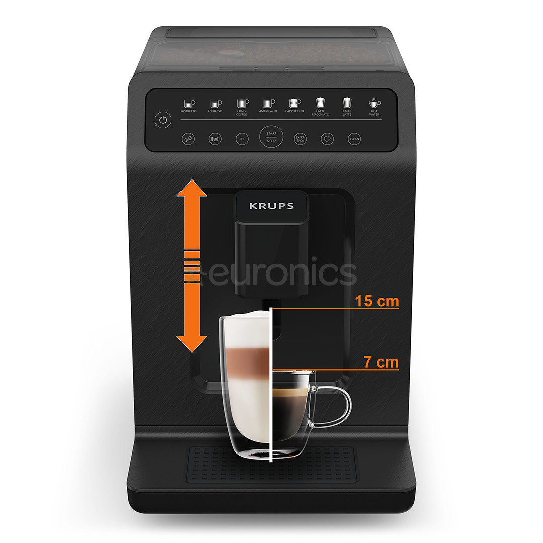 Krups Evidence Eco-Design, black - Automatic espresso machine