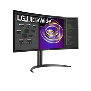 LG UltraWide WP85CP, curved, 34'', QHD, LED IPS, USB-C, black - Monitor