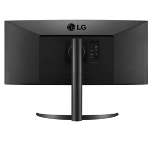 LG UltraWide WP85CP, 34'', QHD, LED IPS, USB-C,, melna - Izliekts monitors