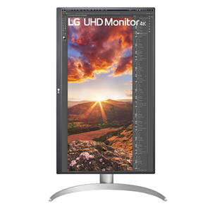 LG UltraFine UP85NP-W, 27", Ultra HD, LED IPS, sudraba - Monitors