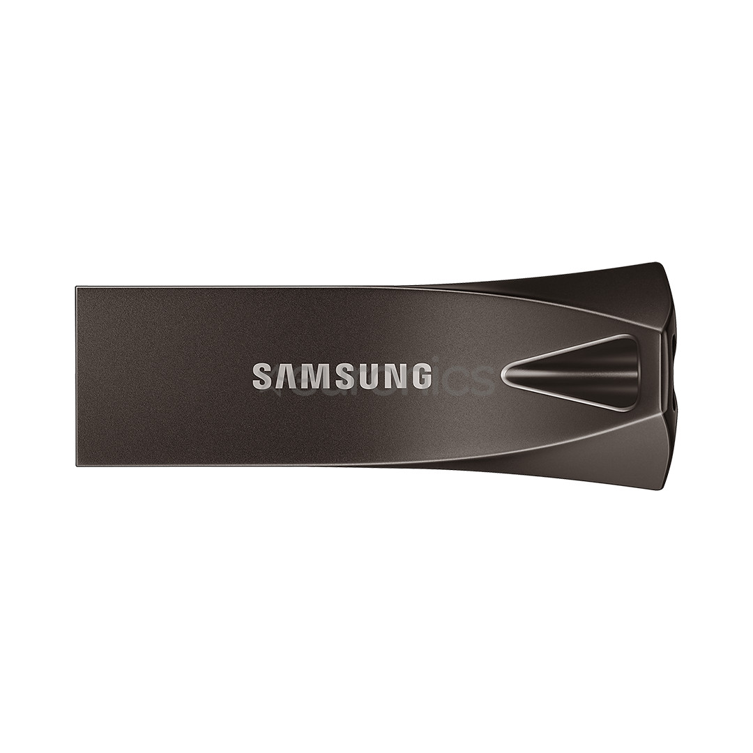 Samsung BAR Plus, USB 3.1, 256 GB, tumši pelēka - USB zibatmiņa