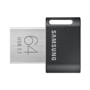 Samsung FIT Plus, USB 3.1, 64 ГБ, черный - Флеш-накопитель