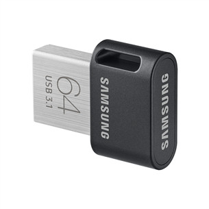 Samsung FIT Plus, USB 3.1, 64 GB, melna  - USB zibatmiņa