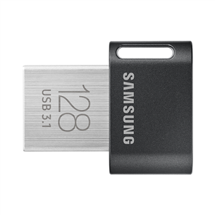 Samsung FIT Plus, USB 3.1, 128 GB, melna - USB zibatmiņa