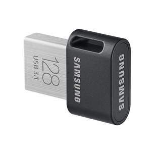 Samsung FIT Plus, USB 3.1, 128 GB, melna - USB zibatmiņa